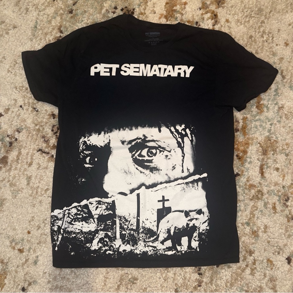 Pet Sematary T-shirt Black size large